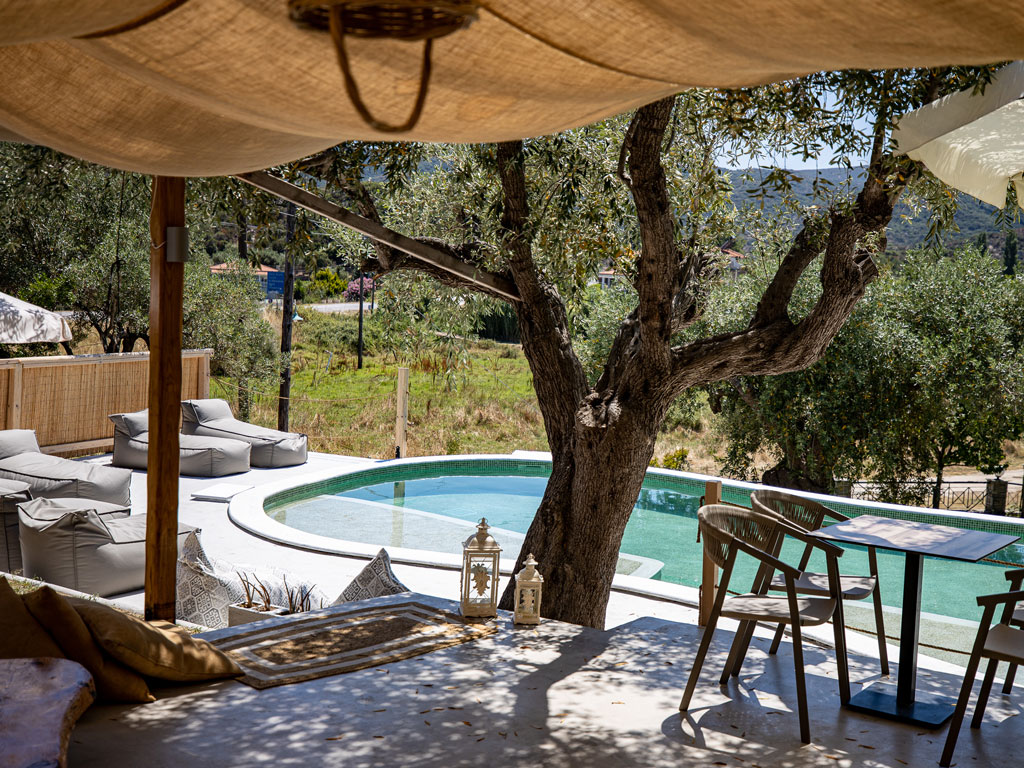 Swimming pool in Halkidiki nine muses apartments